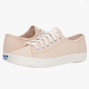 Keds Kickstart Shimmer Chambray in Petal Pink Casual Sneaker Shoes